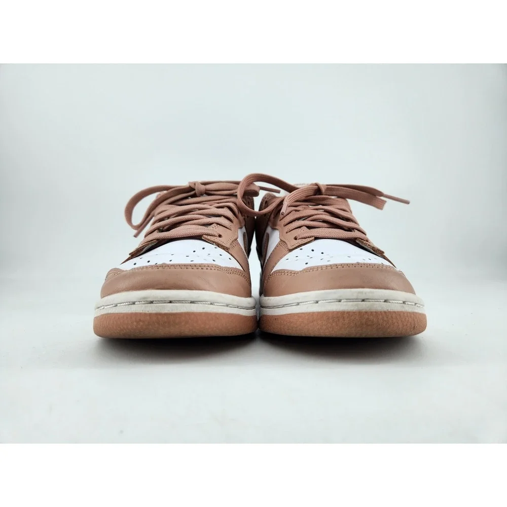 Nike Dunk Low Sneakers‎ Womens 7 Rose Whisper White DD1503-118 Leather Low Top